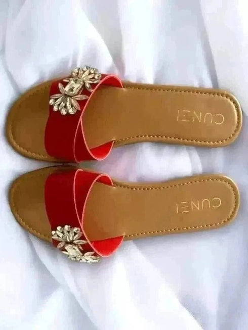 Red Brooch Flats - cunei